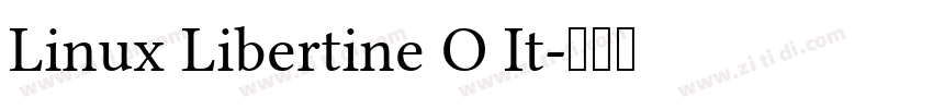 Linux Libertine O It字体转换